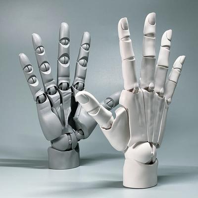 1:1 Skala Stor Figur Piller Mycket Ledad Hand Figurin - Bioniska Fingerleder Mannequinhand Konstnärlig Skulptur Figur Kit
