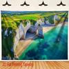 Beautiful Seascape Cliffs Tapestry Nature Landscape Wall Hanging Decor Coastal View Art Large Picture 180x280cm