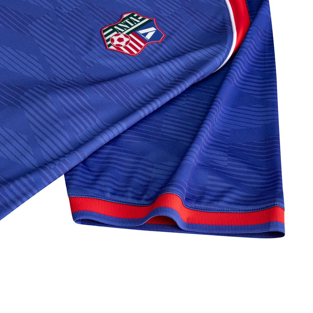 Anta Soccer Style Sports Fitness Running Professional Indoor Training Breathable Comfortable Lightweight V-Neck Basketball Set 952621209-3
