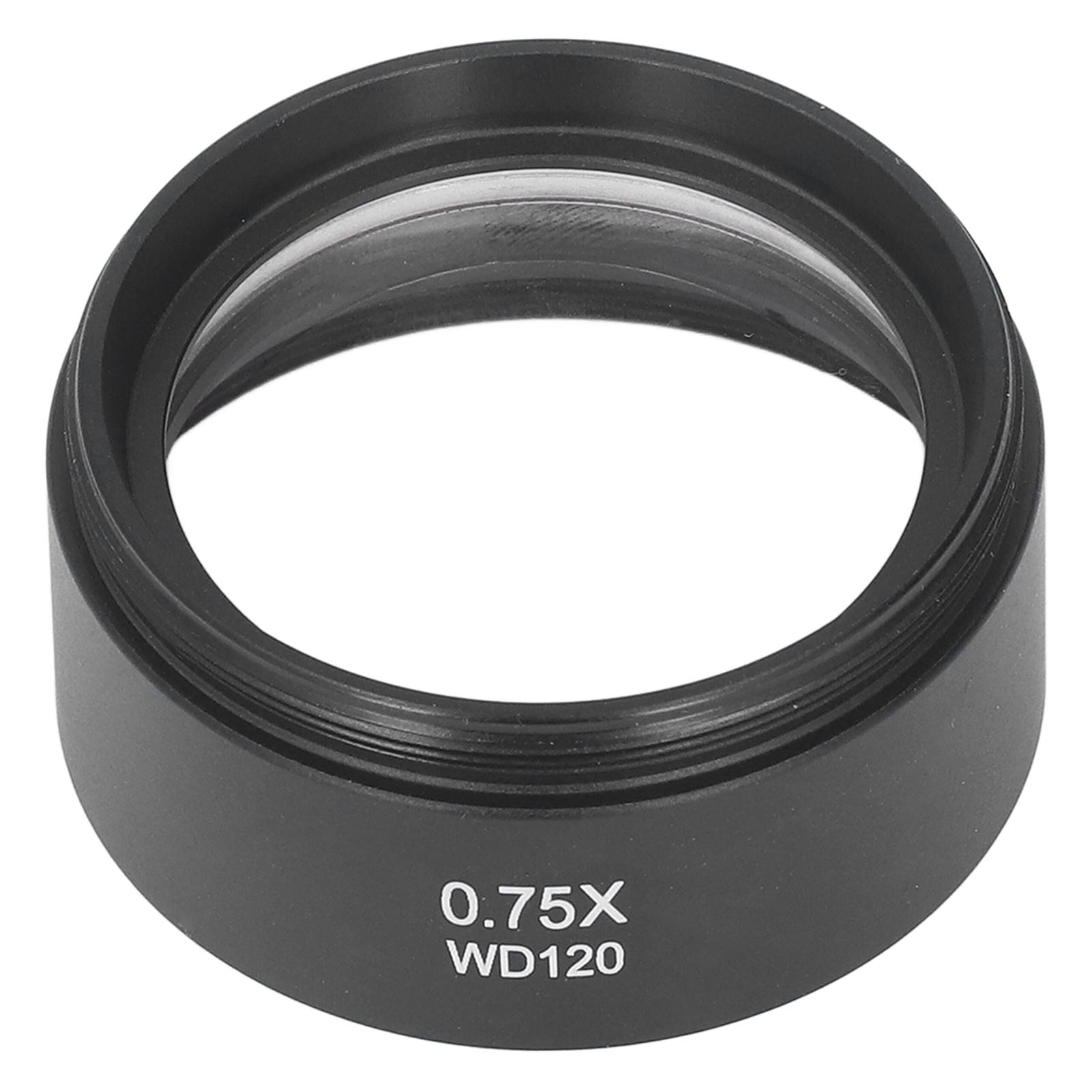 

Microscope Lens 0.75X 120mm Barlow Eyepiece M48 Interface Accessory for Replacement