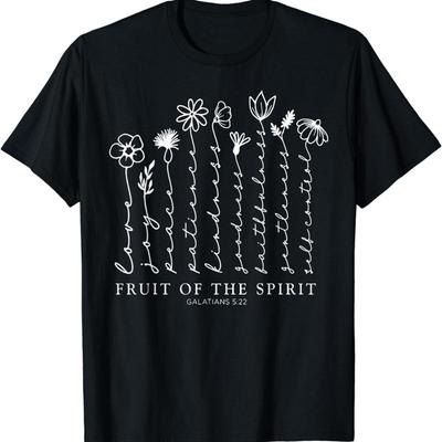 Frucht des Geistes Blumen T-Shirt