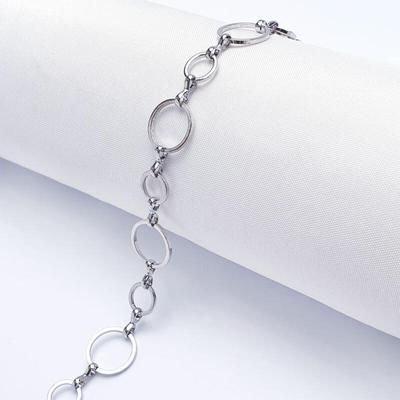 Kovové řetězové příslušenství s dvojitým kruhovým článkem 1M