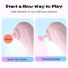 2 In 1 Tongue Licking Vibrator for Women Clitoris Stimulator Nipple Vaginal Massager Blowjob Female Masturbation Adult Sex Toy