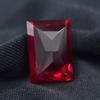 AAA+ CERTIFIED 11.50 Ct Natural  Red Ruby Emerald Cut Loose Gemstone Ring Size AR-981
