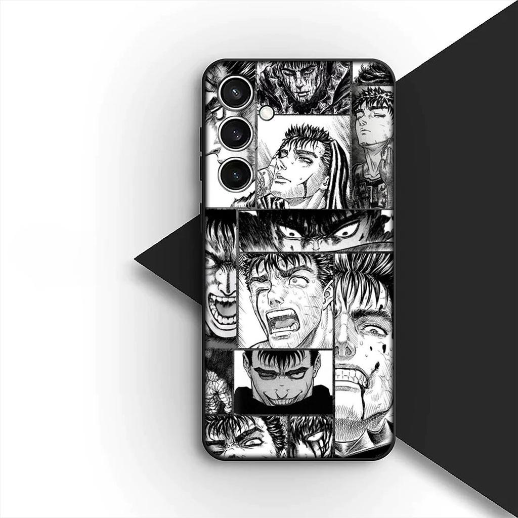Cover for Samsung Galaxy S10 S8 S9 Plus A33 A34 A31 70 A71 A72 Note 20 9 8 S10E Casing Phone Case Berserk Cartoon Guts