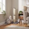 Cat Scratching Post, 80cm Tall Lightweight Claw Scratcher, Dark Grey