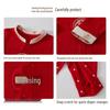 Xiyuan Baby Celebration Red Long-Sleeve Jumpsuit