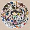 50 Chibi Detective Conan Waterproof Stickers – Anime Manga Cartoon Decorations for Thermos Cups & Tablets
