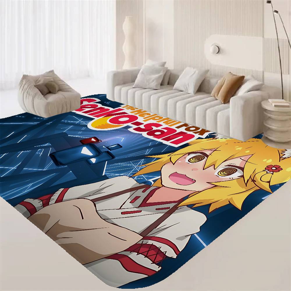 The Helpful Fox Senko San Room Mats Cheaper Anti-slip Modern Living Room Balcony Printed Welcome Rug