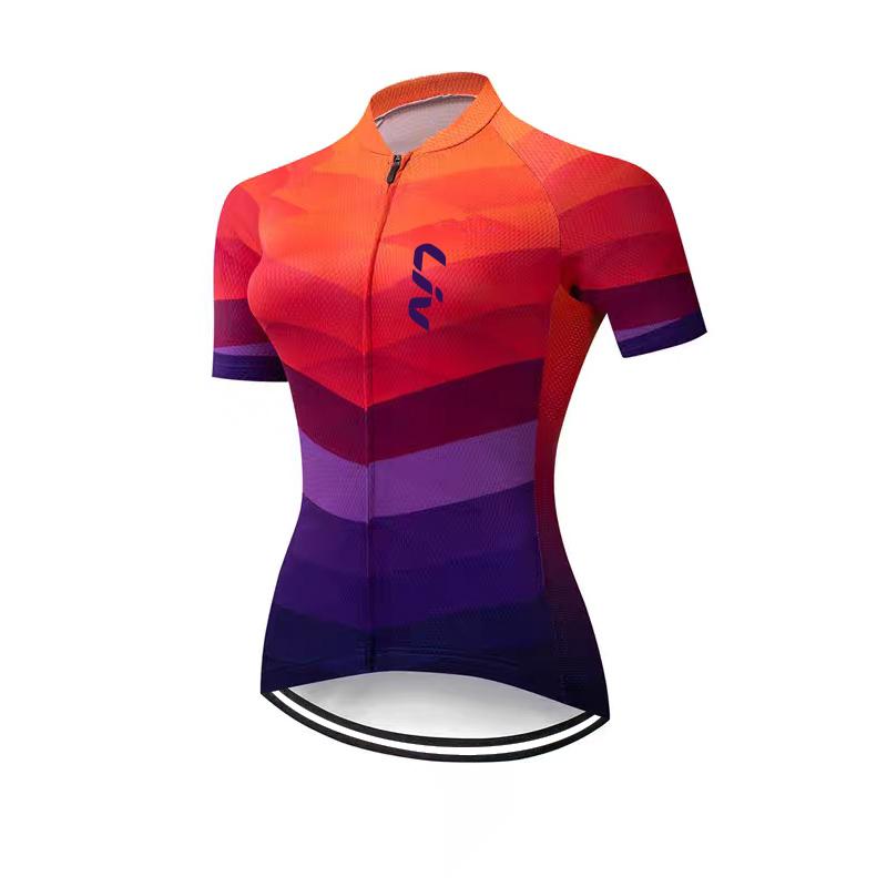 Cycling Sportswear Set Women's Cycling Jersey Summer Cycling Bib Sponge Cushion Cycling Top Cycling Pants Cycling Jacket