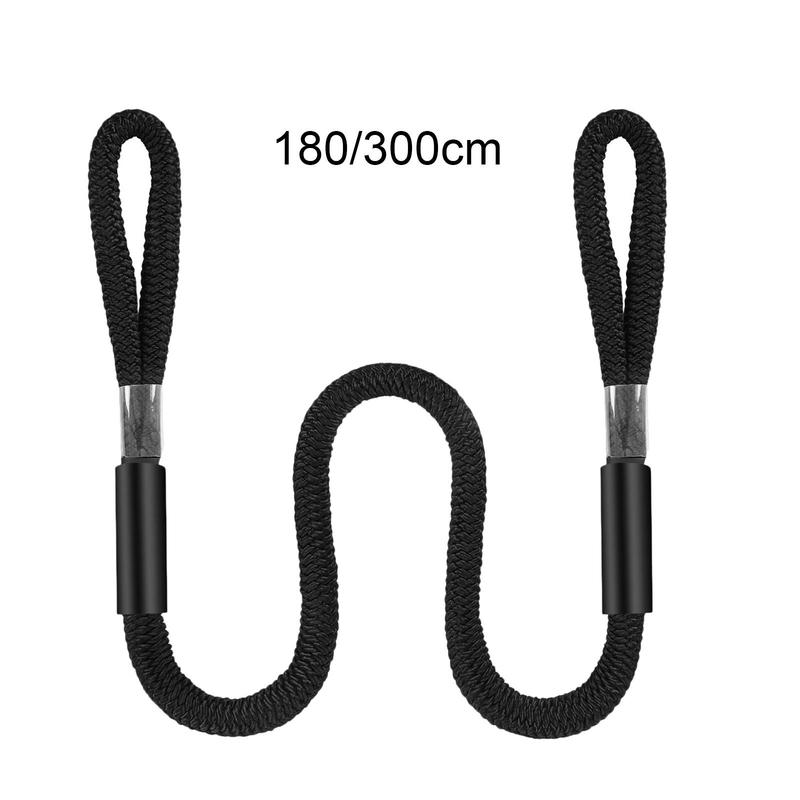 Dock Line High Strength Nylon Boat Rope Easy Tie Portable Marine Accessories for Yacht Fishing Pontoon Mooring 3m