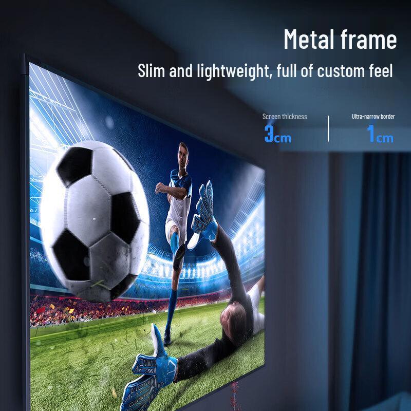 Deli 100-inch 16:9 Metal Anti-Light Fixed Frame Projector Screen