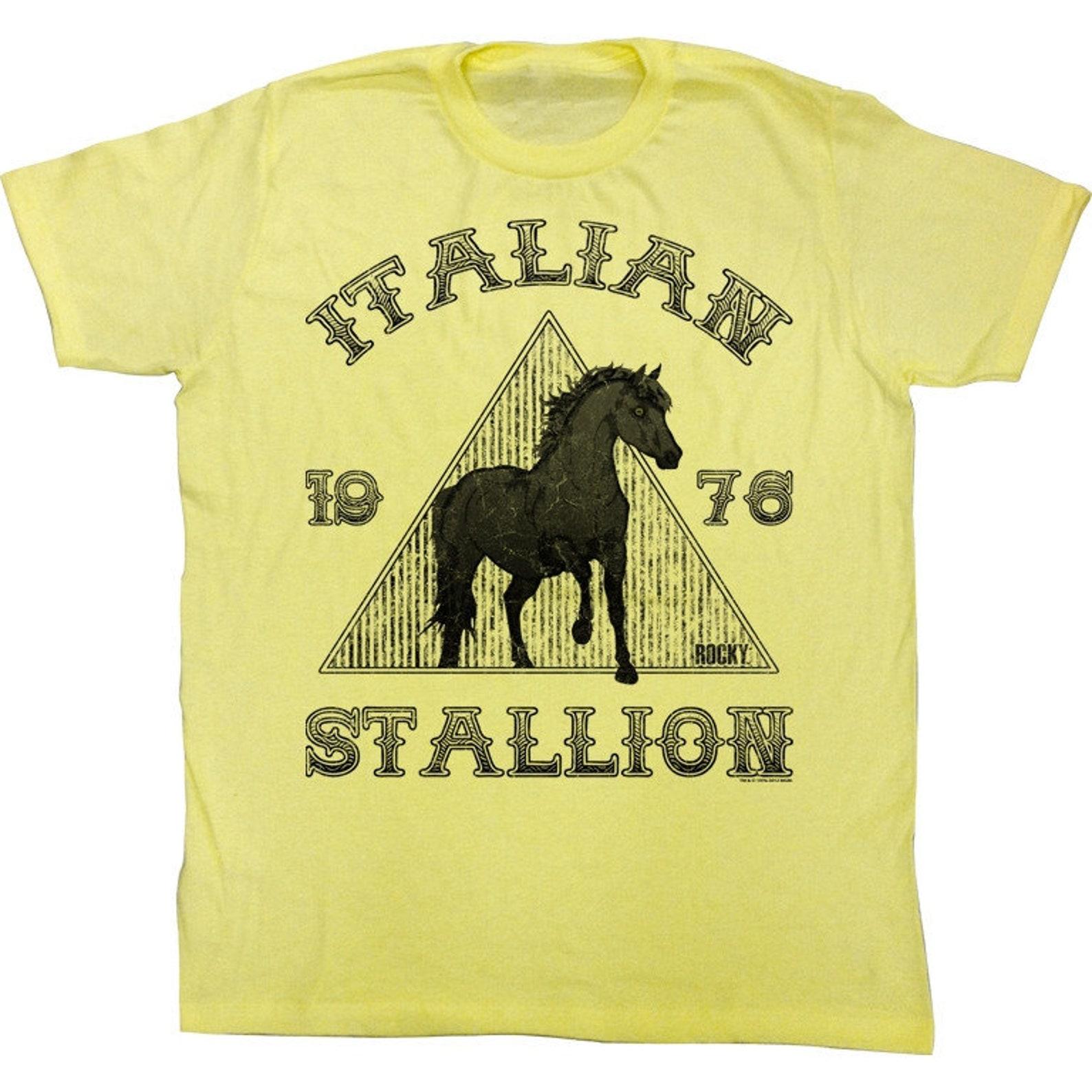 Rocky Italian Stallion Yellow Heather T-Shirt 4XL