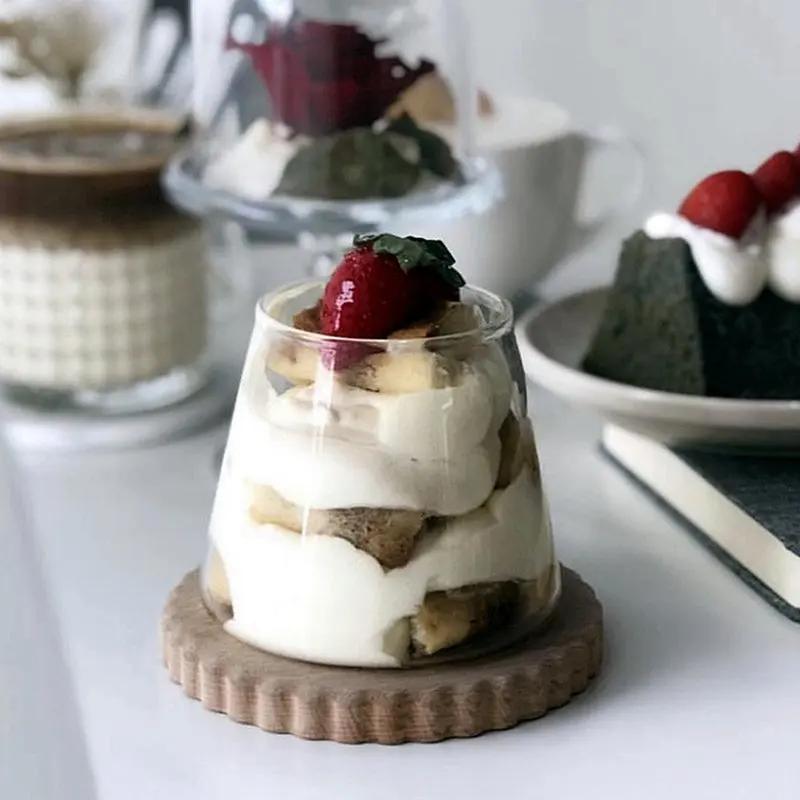 280ml Japanese Fuji Mountain Cup Transparent Coffee Glass Cup for Home Use Milk Cold Drink Water High Borosilicate Glass Cups