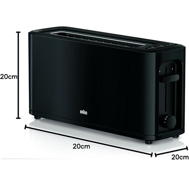 Тостер Braun HT 3110 PurEase schwarz
