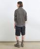 INSILENCE Color Mixed Collar Knit Taupe Brown