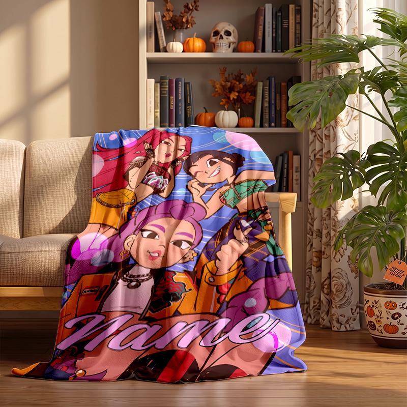 HUNTRIX Custom Flannel Blankets Soft Warm Cozy Throws for Home Decor Holiday Gifts