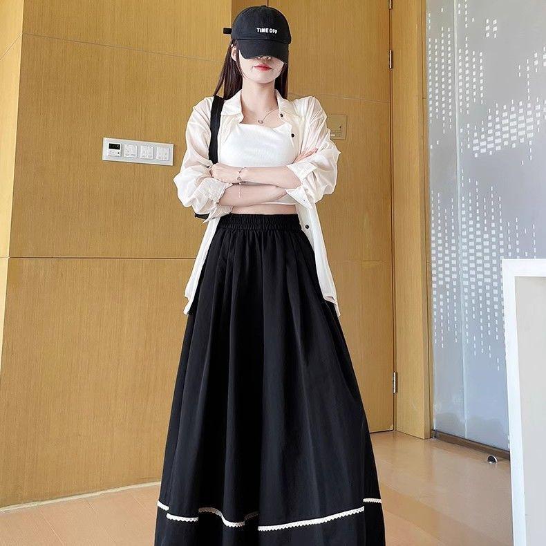 

2025 Women s Wide-Leg Flare Pantskirt - Chic, Slimming, Loose Fit M [Recommended 80-100 lbs]
