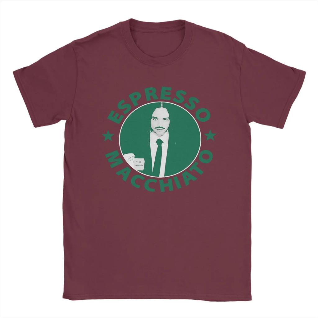 Tommy Cash Espresso Macchiato T Shirts Unisex Cotton Tshirt O Neck Eurovisions 2025 Estonia Tee Shirt Short Sleeve Clothes Summer