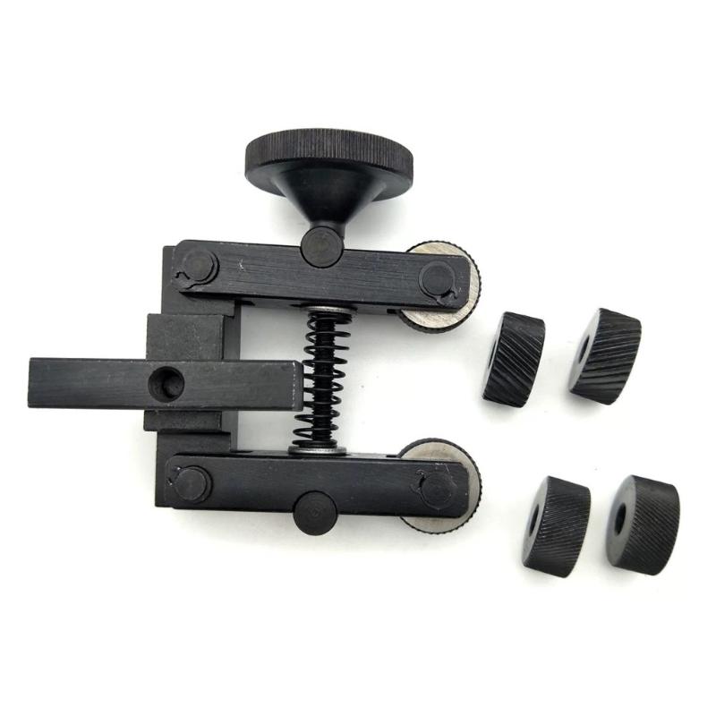 Rullino zigrinatore regolabile a doppia ruota, diametro 19 mm, rulli in lega di alluminio per tornio mini 0618, pezzo da lavorare 10-35 mm