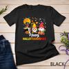Gnomes Halloween Thanksgiving Christmas Happy Hallothanksmas Unisex T-shirt