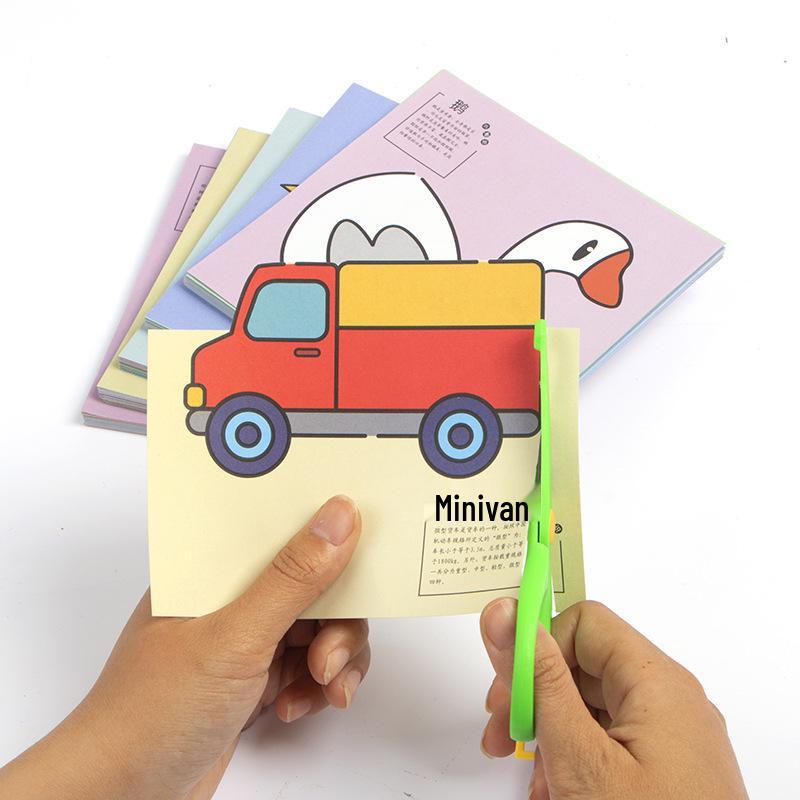 DIY Buntes Papier schneiden & Origami Set für Kinder für Anfänger
