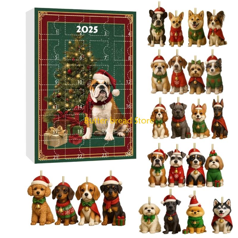 W89C Blind Boxes For Dog Enthusiasts With Christmas Tree Decorations And Collectibles