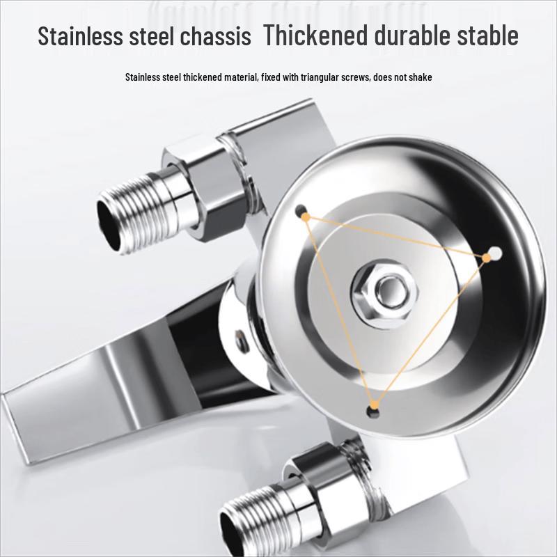 Zhuang Ziran All-Copper Surface-Mounted Shower Mixer Faucet Set