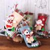 Christmas With Plush Cuff Stocking Decor Gift Bag