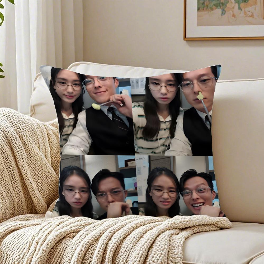 Korean DDynamite Kiss CP Cushion Cover Pillowcase Antidustmite living Room Sofa Decor Cushion Room