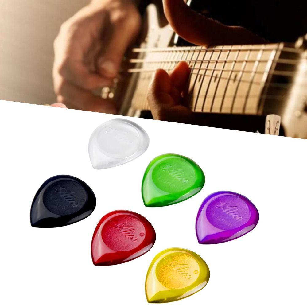 6Pcs Fast Picking Guitar Picks 1/2/3mm Guitar Accessories Fashion Electric Bass Guitar Pick