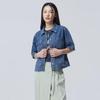 Embroidered Pocket Denim Jacket Bajpe1631