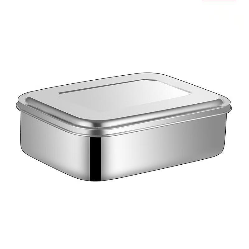 ZISIZ Rectangular Stainless Steel Lunch Box
