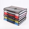Large Capacity Waterproof File Transparent Folder Press Button Plastic Data Document Bag Pocket Storage Office Supplies