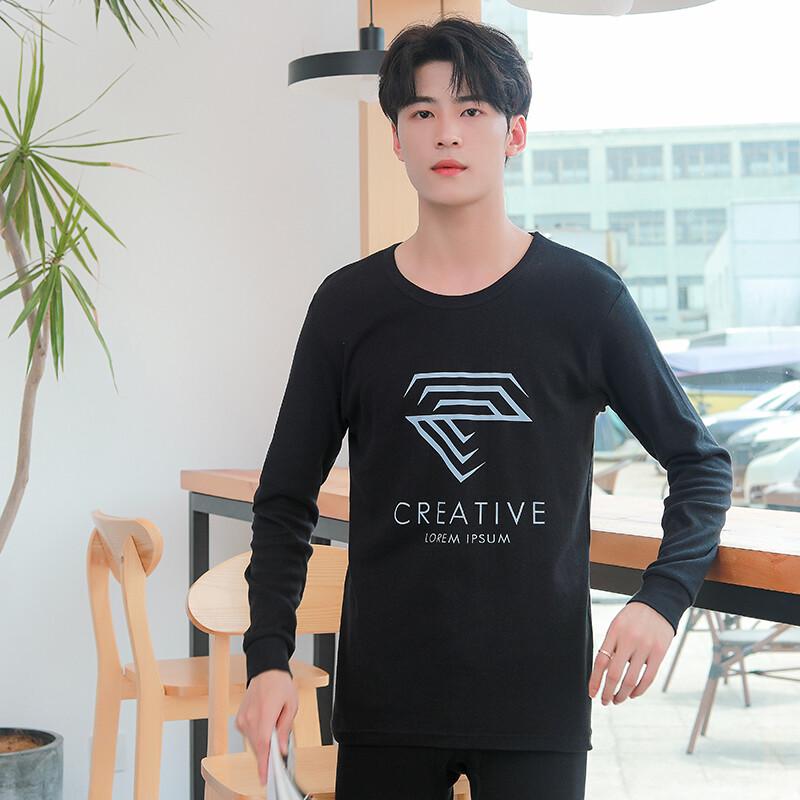 Nan Ji Ren Men's Pure Cotton Thermal Underwear Set