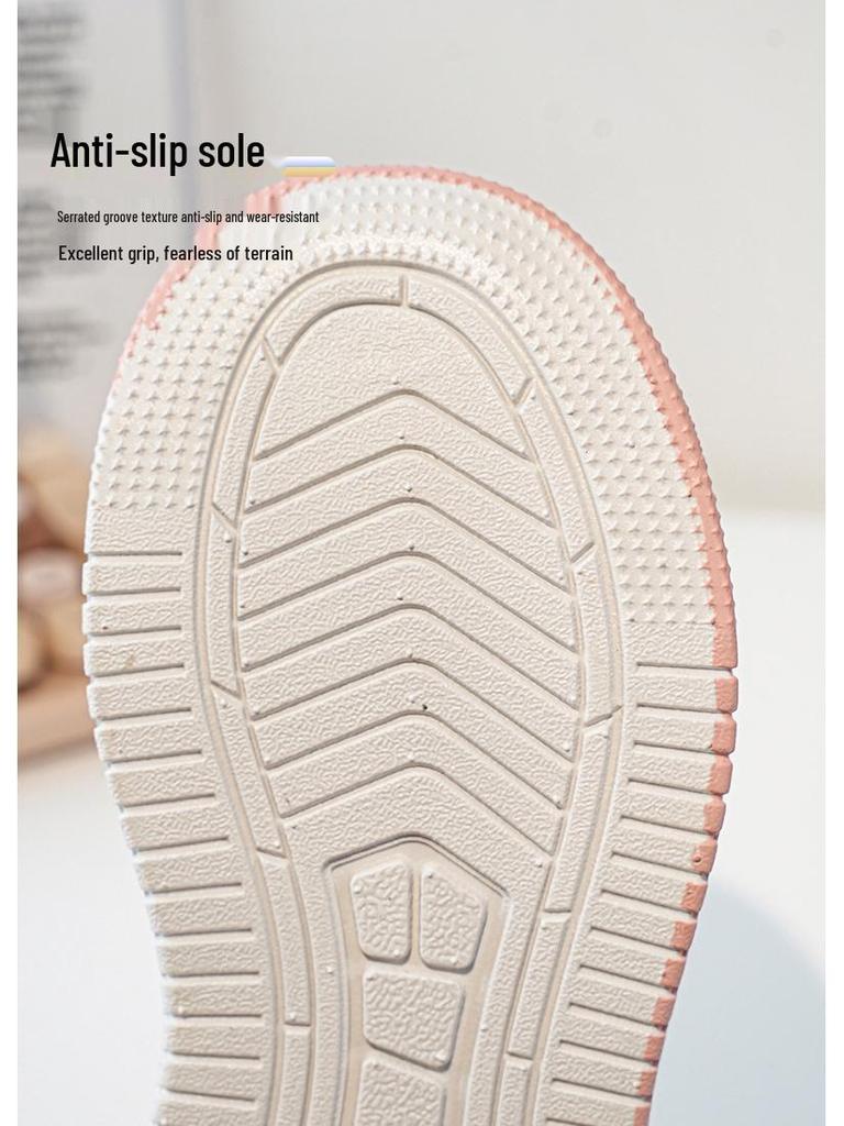 2025 Kids' Lightweight Sneakers: Spring/Autumn Thick Sole Running Shoes for Girls