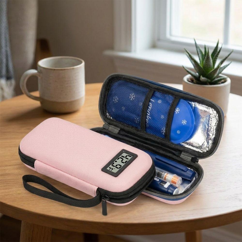 Thermal Insulated Insulin Cooling Storage Case Waterproof Insulin Cooler Travel Case  Pill Storage