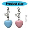 Star Camera Keychain Attachment Unique Heart Keychain Stylish Key Adornment Alloy Texture Fashion Phone Charm for Key