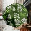 1pc Fern Leaves Pattern Pattern Umbrella Design Automatic Opening and Closing Umbrella, High-quality Travel Umbrella,  C1128060