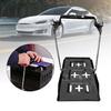 ABS Metal Auto Battery Tray With Groove Long Service Life Adjustable Battery Tray Portable Good Bearing Capacity