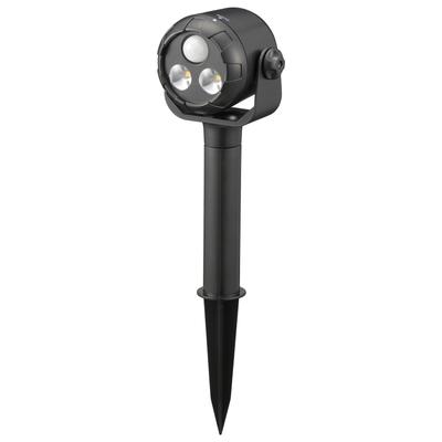 OHM Electric LED Garden Light, Soil-Mounted Sensor Light with Motion Sensor, Stick-Type, Daylight White, LS-B300GS-2, 06-4102