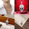 Punk Rock Skull Cross Jewelry Rhinestones Halloween Costume Decoration Accessory