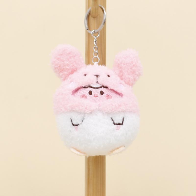 

And Soft Bright Plush Bunny Keychain 10cm Pp Cotton Stuffed Animal Toy рожевий