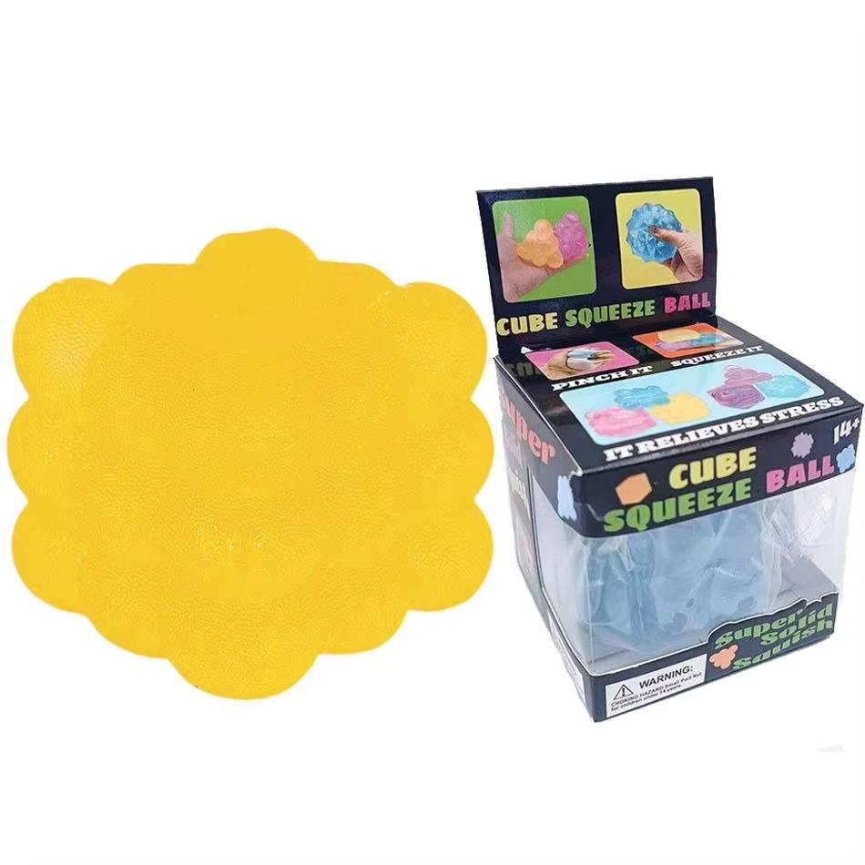 New Three-dimensional Candy Kneading Music Adult Stress Relief Stress Relief Anxiety Sensory Tool Cube Relief Squishy Cube