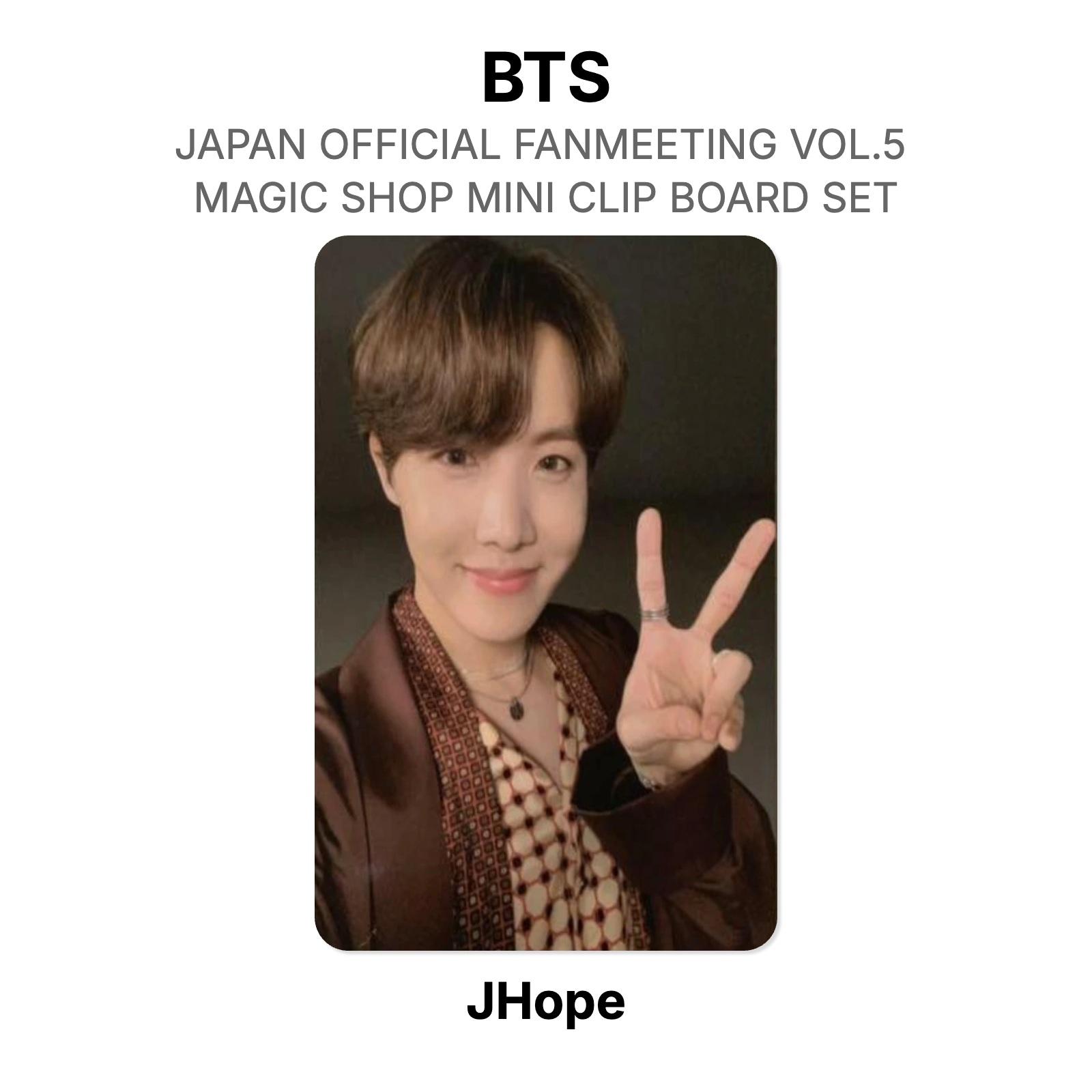 BTS ЯПОНИЯ ОФИЦИАЛЬНАЯ ФАН-ВСТРЕЧА VOL.5 MAGIC SHOP НАБОР МИНИ-ПЛАНШЕТОВ Официальная фотокарточка J-Hope