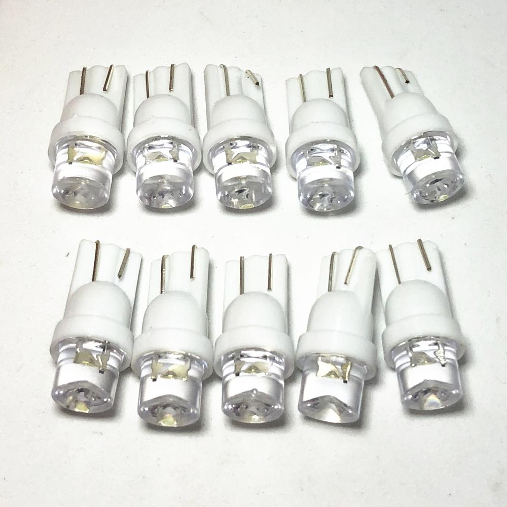 20PCS T10/W5W LED White Light 194/168 SMD Car Reading Lamp Wedge Side Bulbs 12V External Clearance Parking Lights for Vehicle Bulbs 7