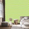 Vichy Cream and Lime Plaid Wallpaper for Living Room and Bedroom 50x1000