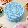 Meat Rack Stackable Mesh Food Cover with Lid Multi-Function Dome Vegetable for Vegetables Dumplings Seafood Space-Saving Kitchen Accessory Reusable
