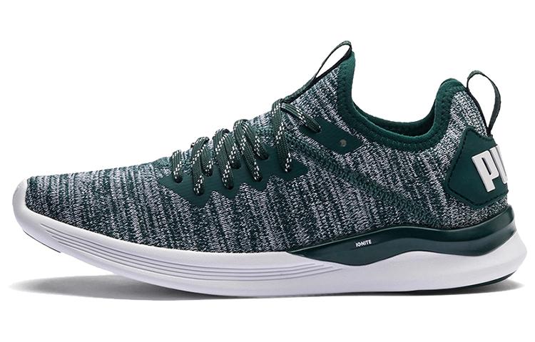 PUMA Ignite Flash Evoknit Gray Green White Women s 190511-16 36