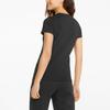Puma Solid Color Sports Round Neck Short Sleeve T-Shirt Women Tops Black 536361-01